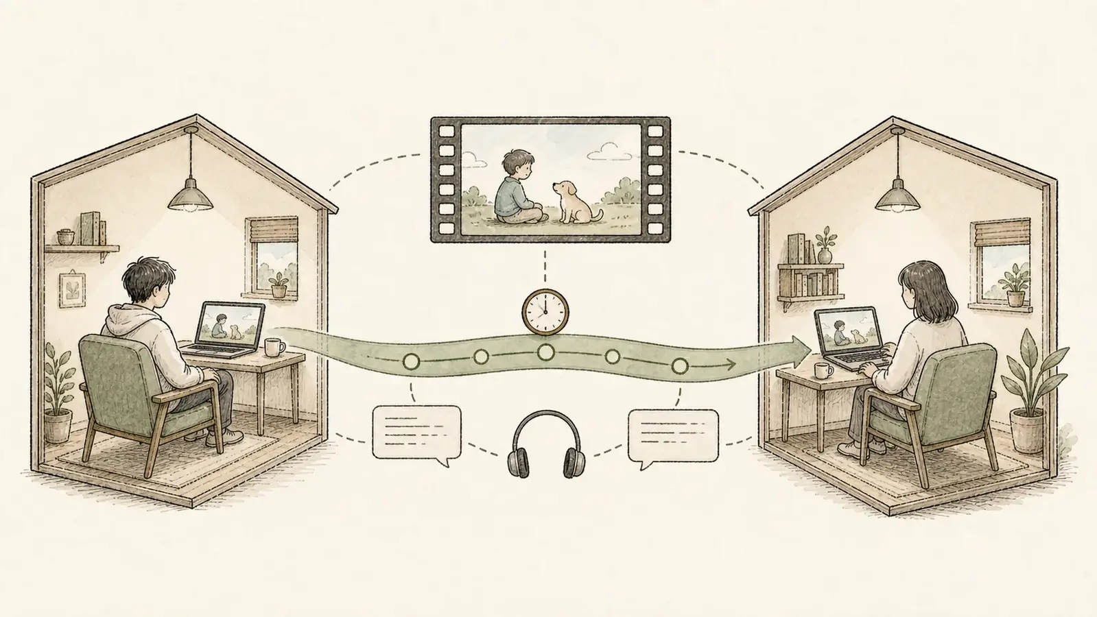 PonsCast는 같은 시간을 공유하고 싶어서 만든 기능이었다 — 문제 장면