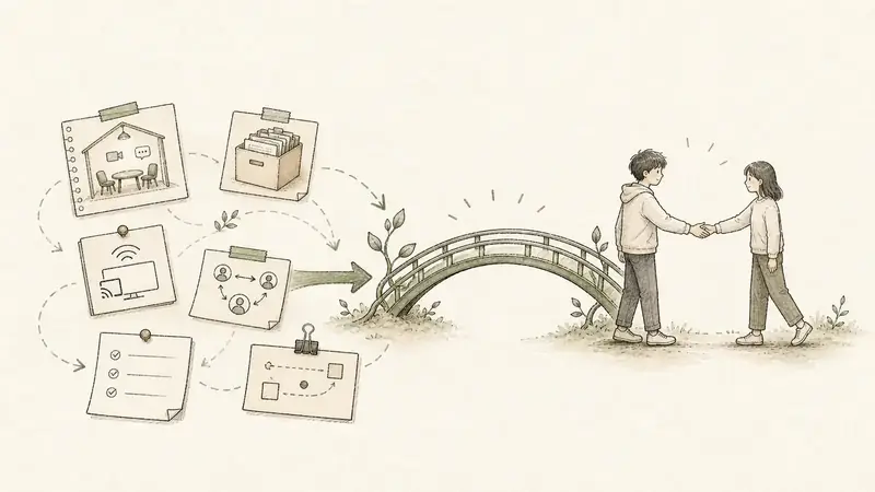 [PonsLink] 작업 기록을 다시 보니, 내가 만든 건 회의 앱보다 연결 방식에 가까웠다