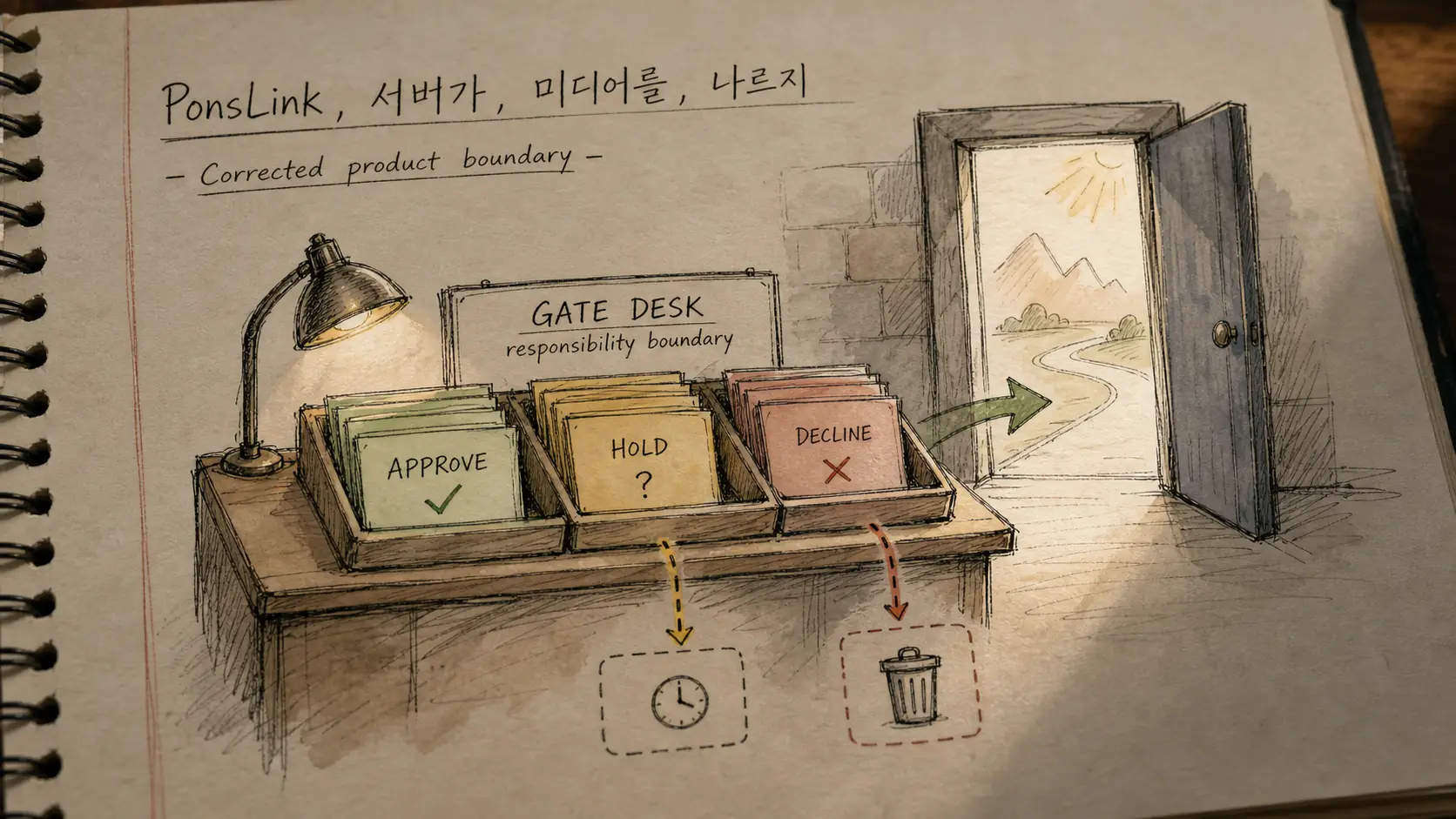 서버가 미디어를 나르지 않을 때 남는 책임 — 경계 변경
