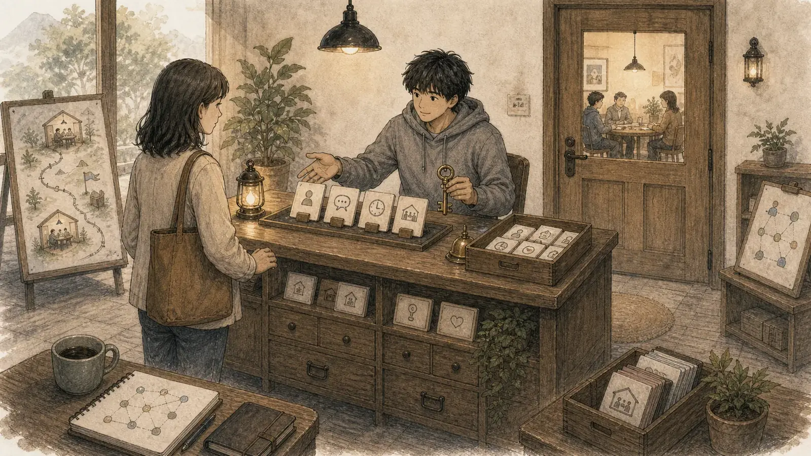 방을 만들기 전에 요청을 먼저 받는 이유 — 문제 장면