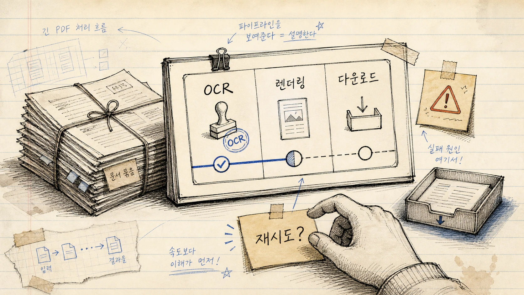 PDF 도구를 만들다가 문서 흐름을 보게 됐다 — 경계 변경