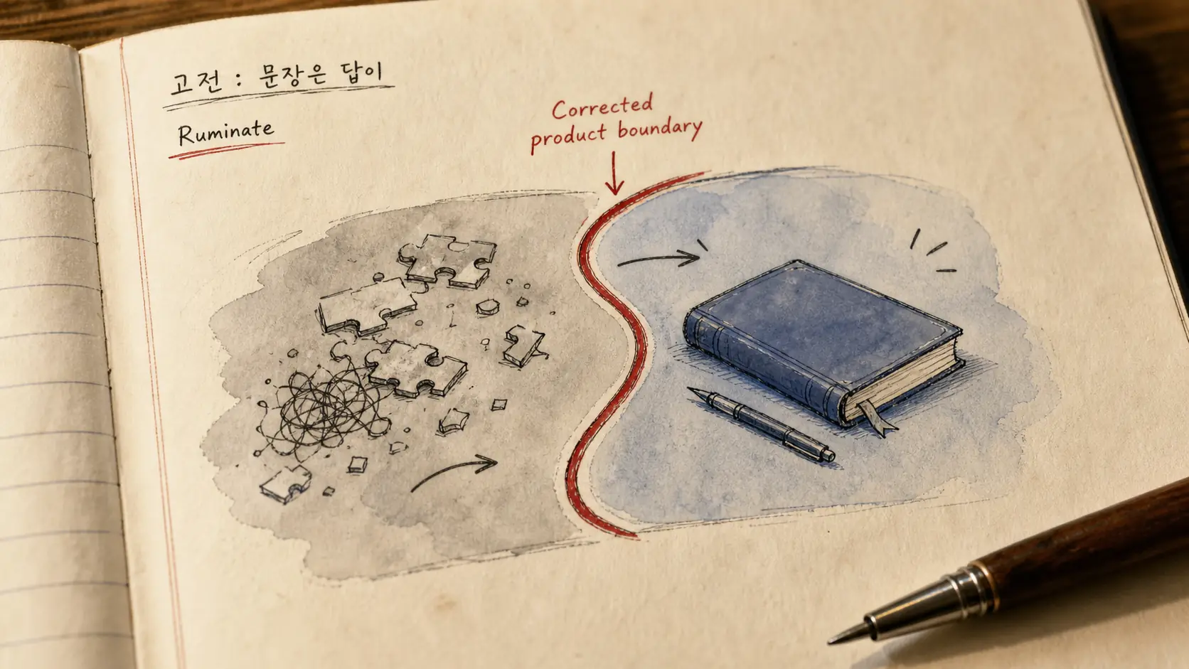 고전 문장은 답이 아니라 질문으로 쓰여야 했다 — 실패 신호