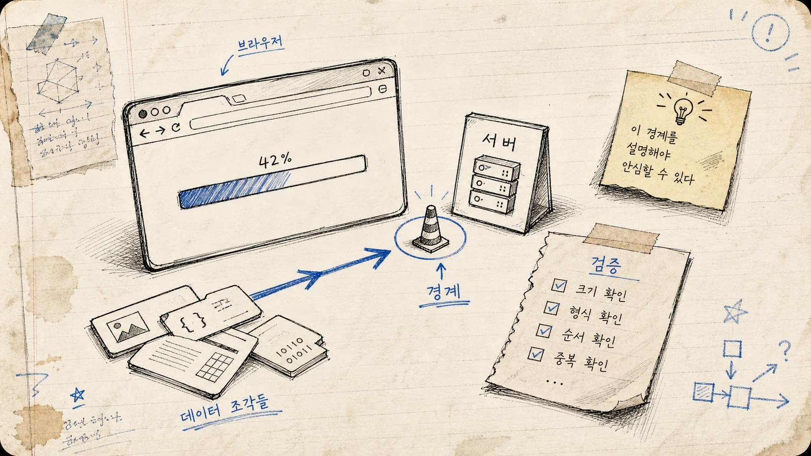 TB급 전송을 꿈꾸자 데이터 그리드가 필요해졌다 — 경계 변경