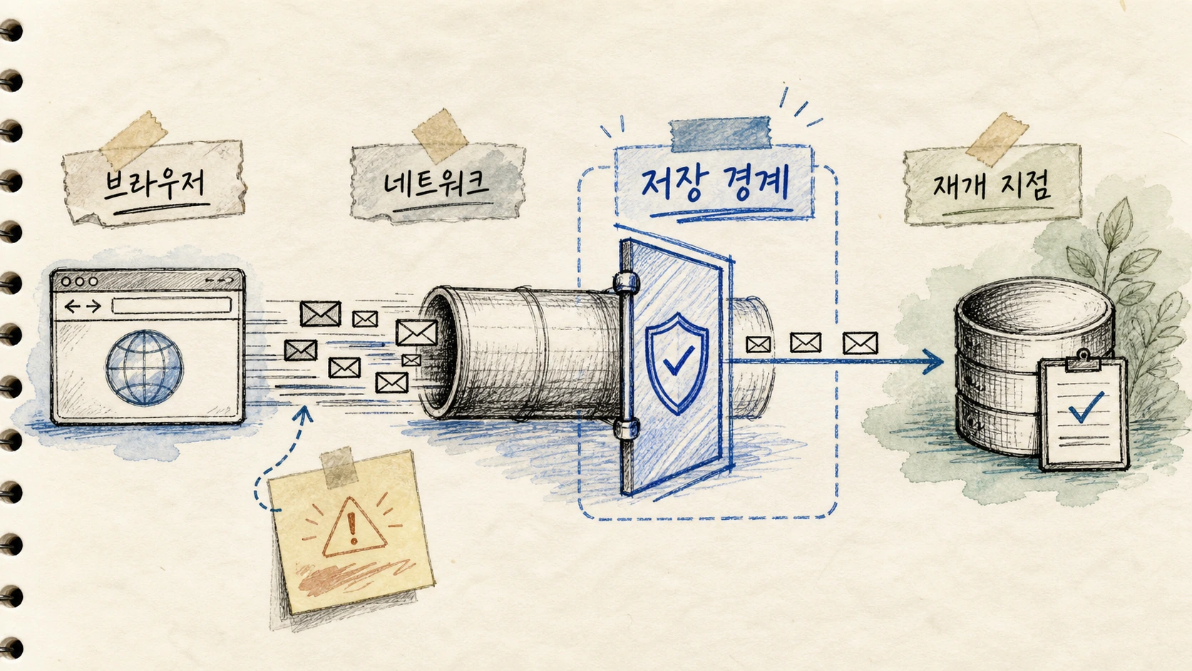 백프레셔는 기다림이 아니라 보호 장치였다 — 경계 변경