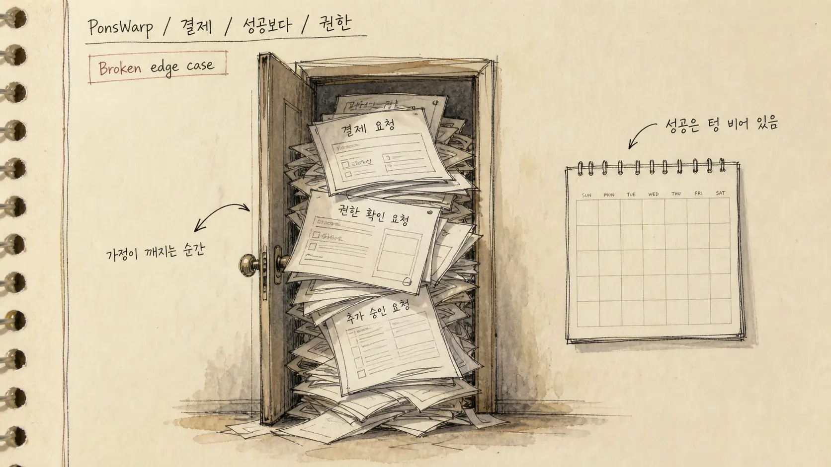 결제 성공보다 권한 증명이 먼저였다 — 실패 신호