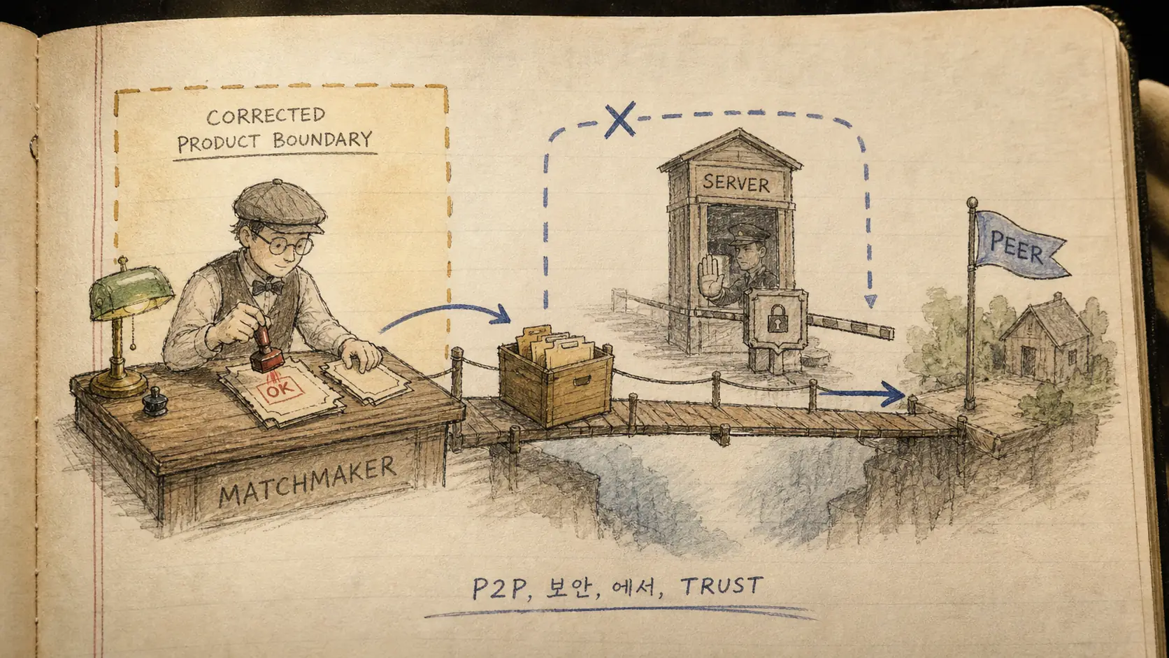 P2P에서 trust boundary는 어디에 그어야 할까 — 경계 변경