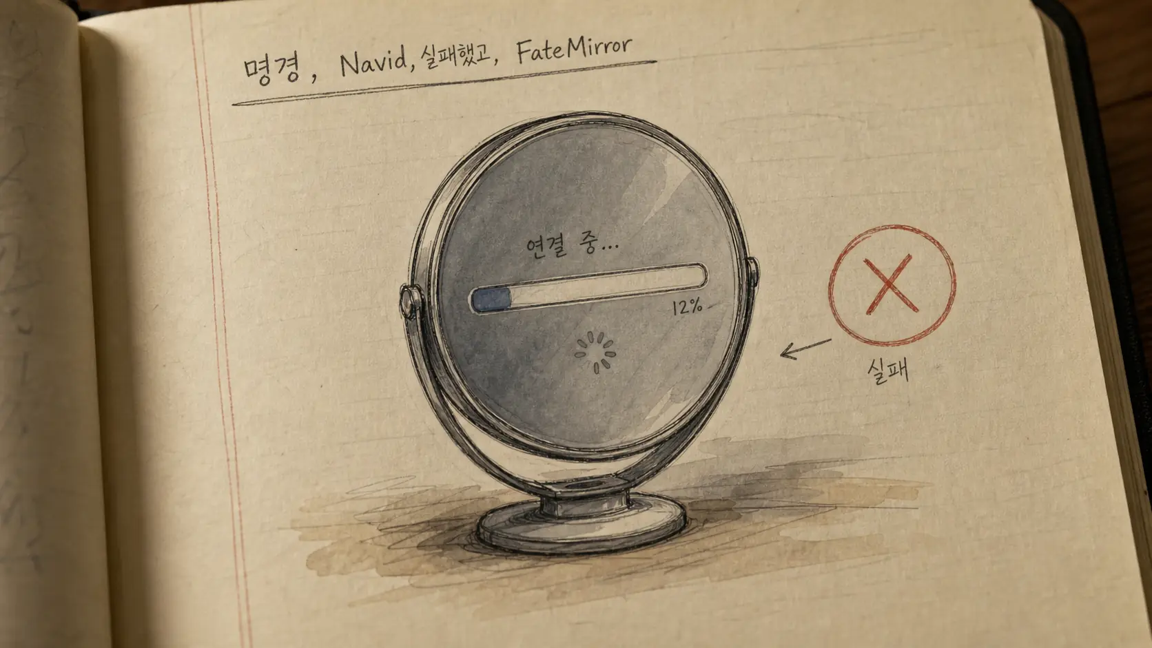 Navid는 왜 실패했고 FateMirror는 어떻게 남았나 — 문제 장면